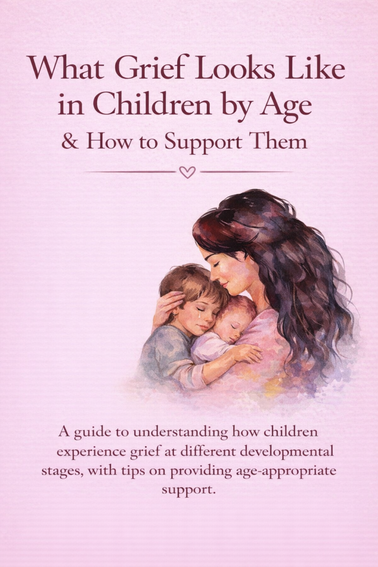 What Grief looks like in children (by Age) and how to support them